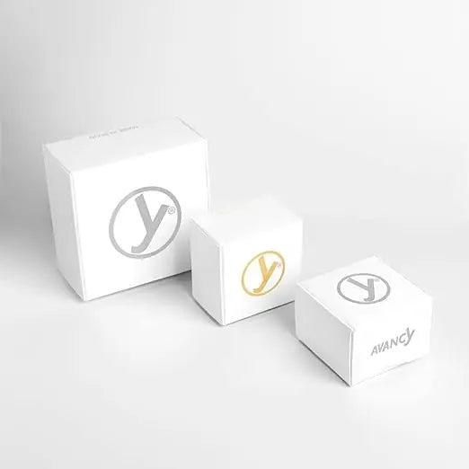 Avancy - natural jet fig cuff pendant in 925 mm sterling silver