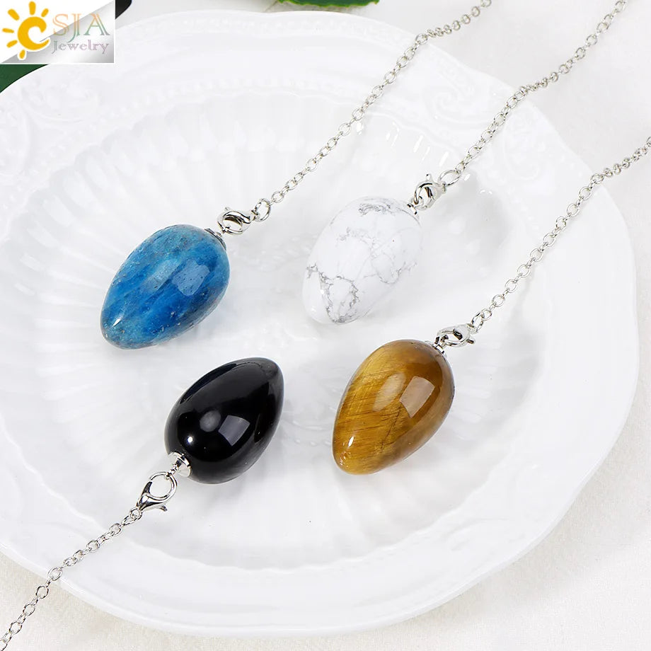 Péndulo Ovoide Natural