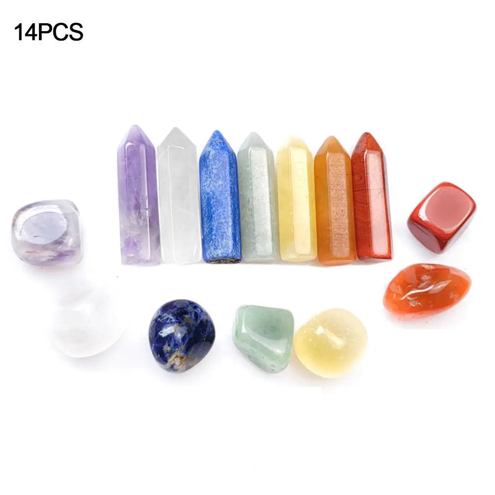Kit 14 Piedras 7 Chakras