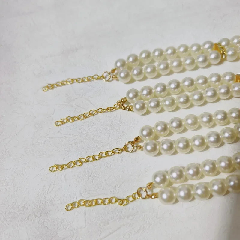 Collar Doble Corazón Brillante