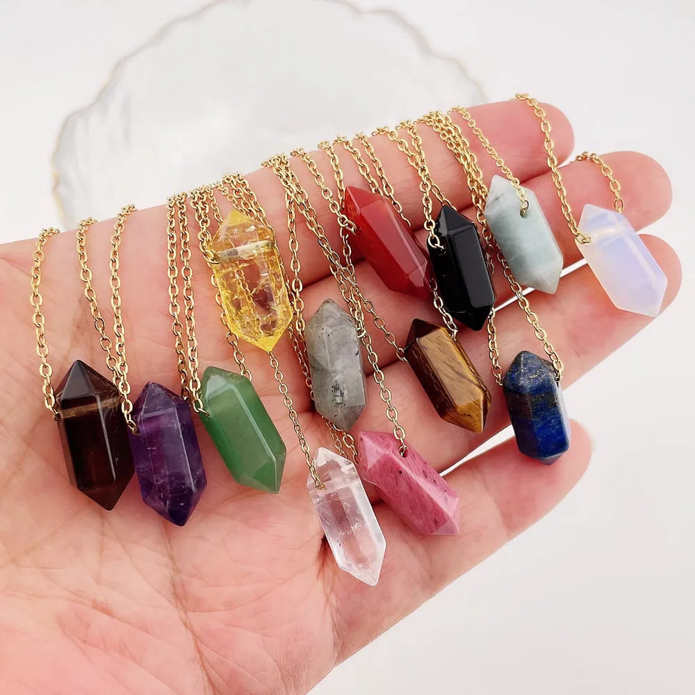 Colgante Hexagonal de Cristal