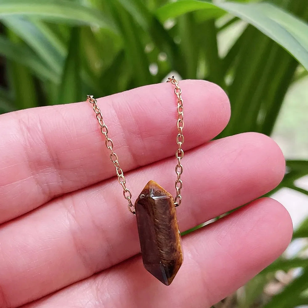 Colgante Hexagonal de Cristal