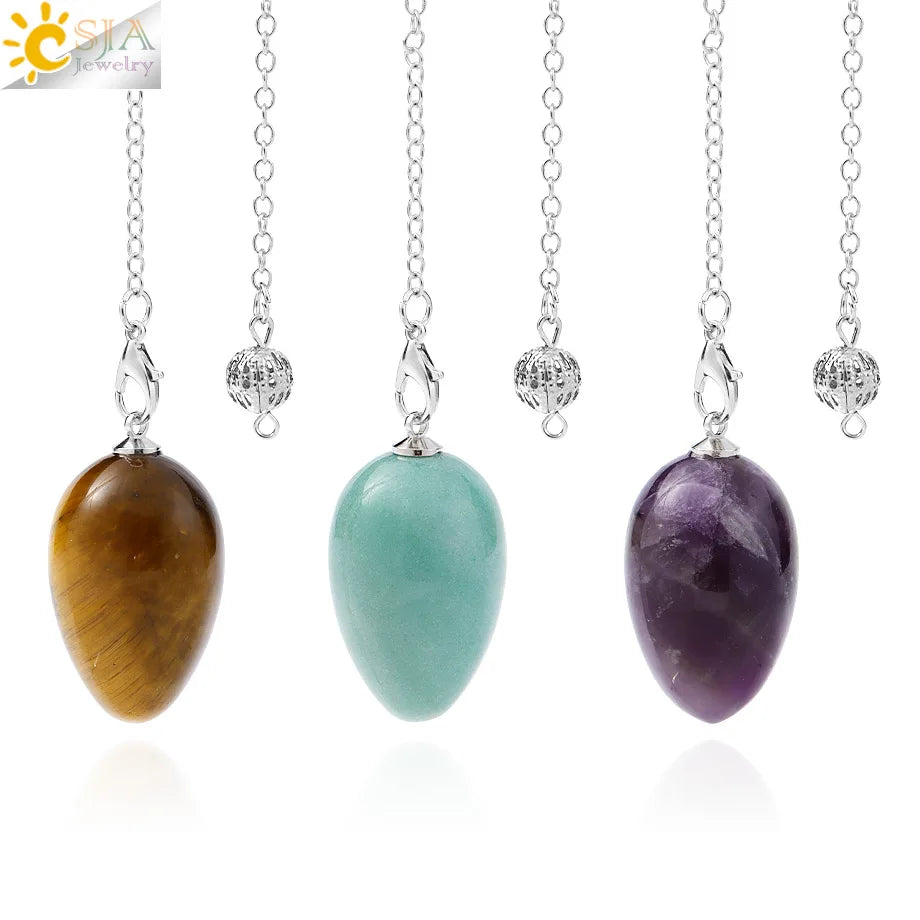 Péndulo Ovoide Natural