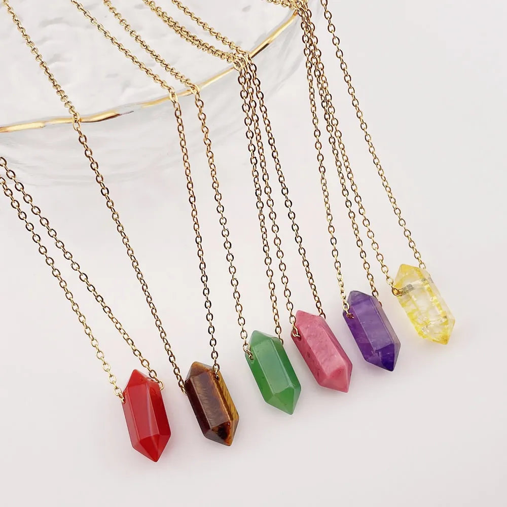 Colgante Hexagonal de Cristal