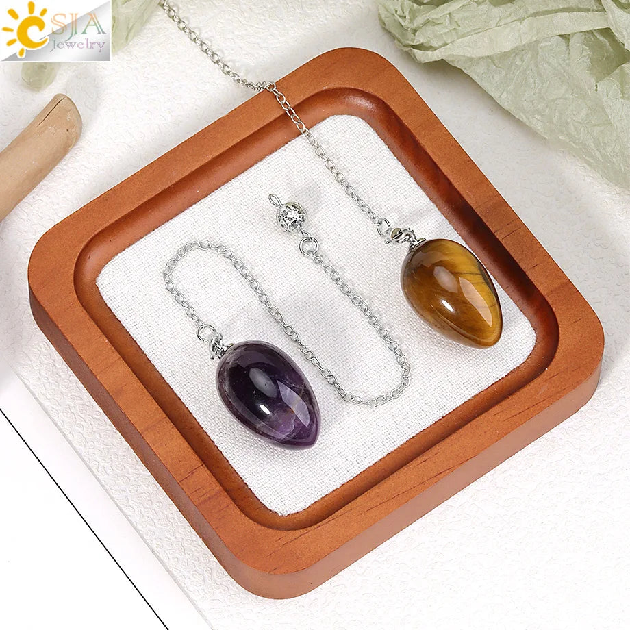 Péndulo Ovoide Natural