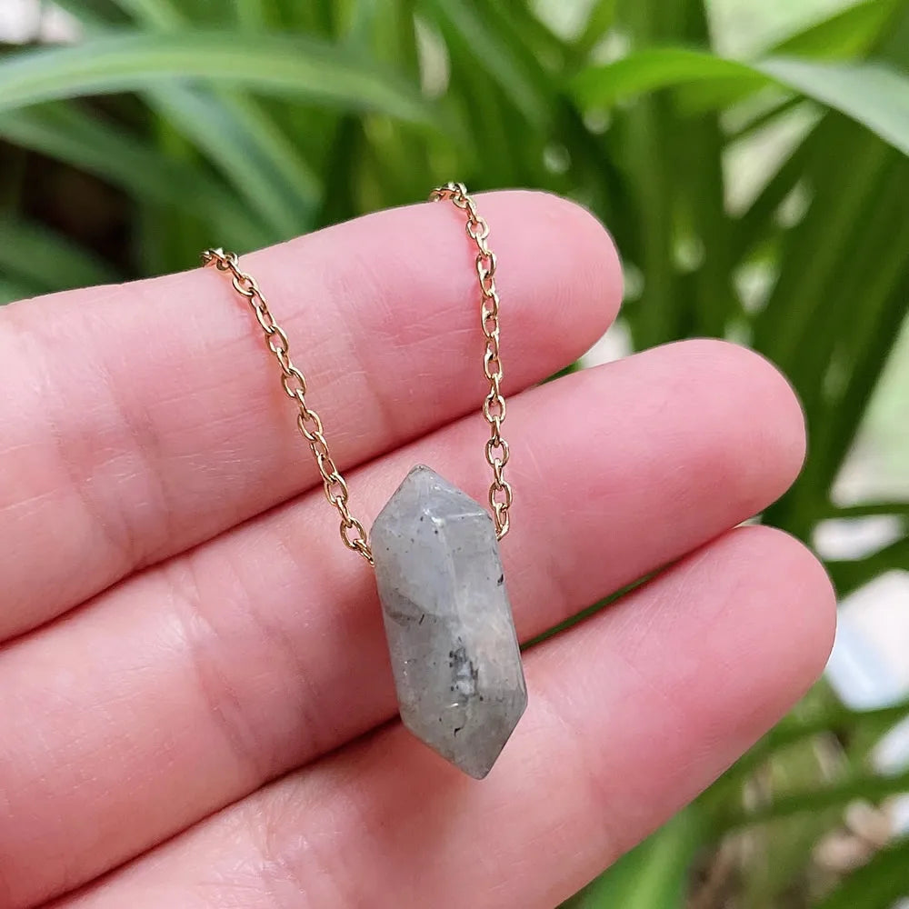 Colgante Hexagonal de Cristal