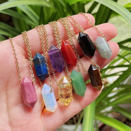 Colgante Hexagonal de Cristal