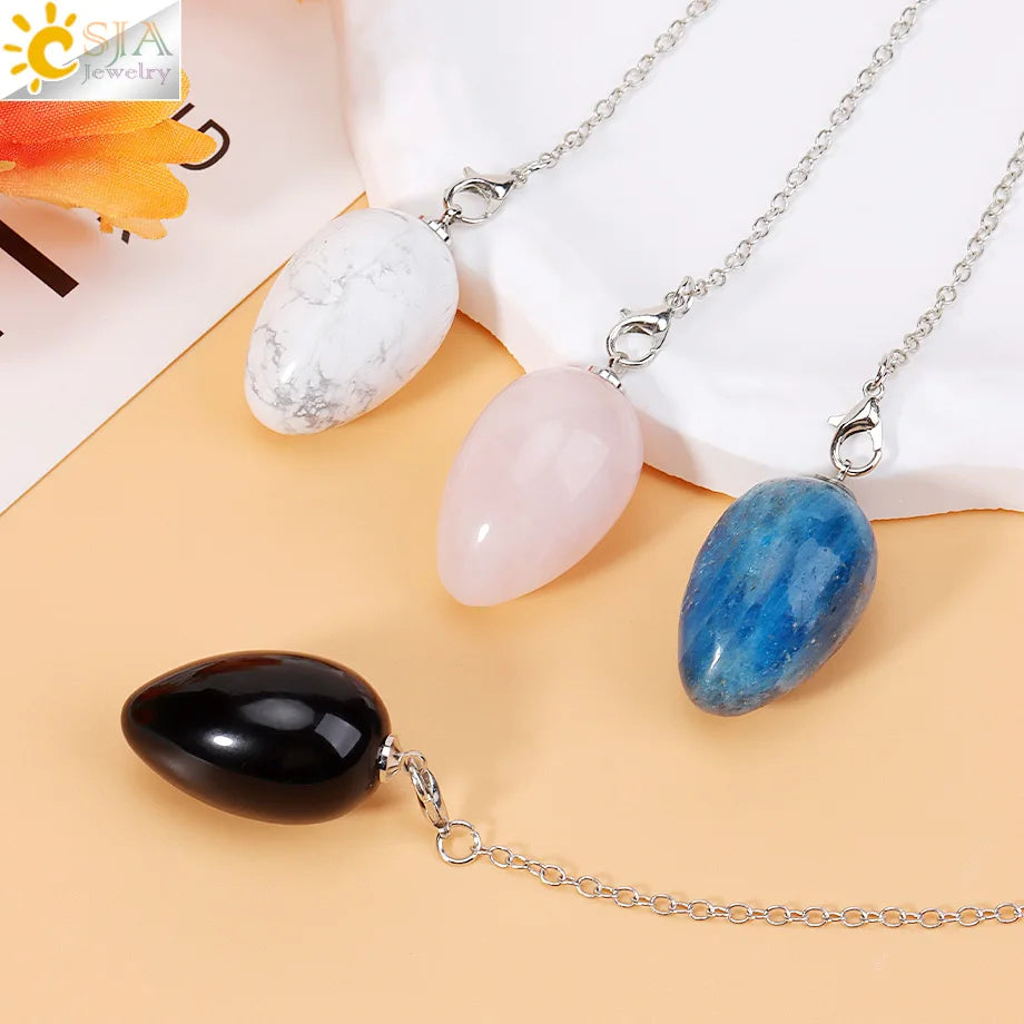 Péndulo Ovoide Natural