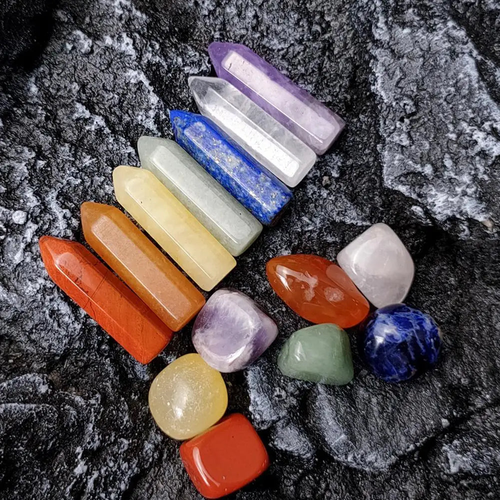 Kit 14 Piedras 7 Chakras