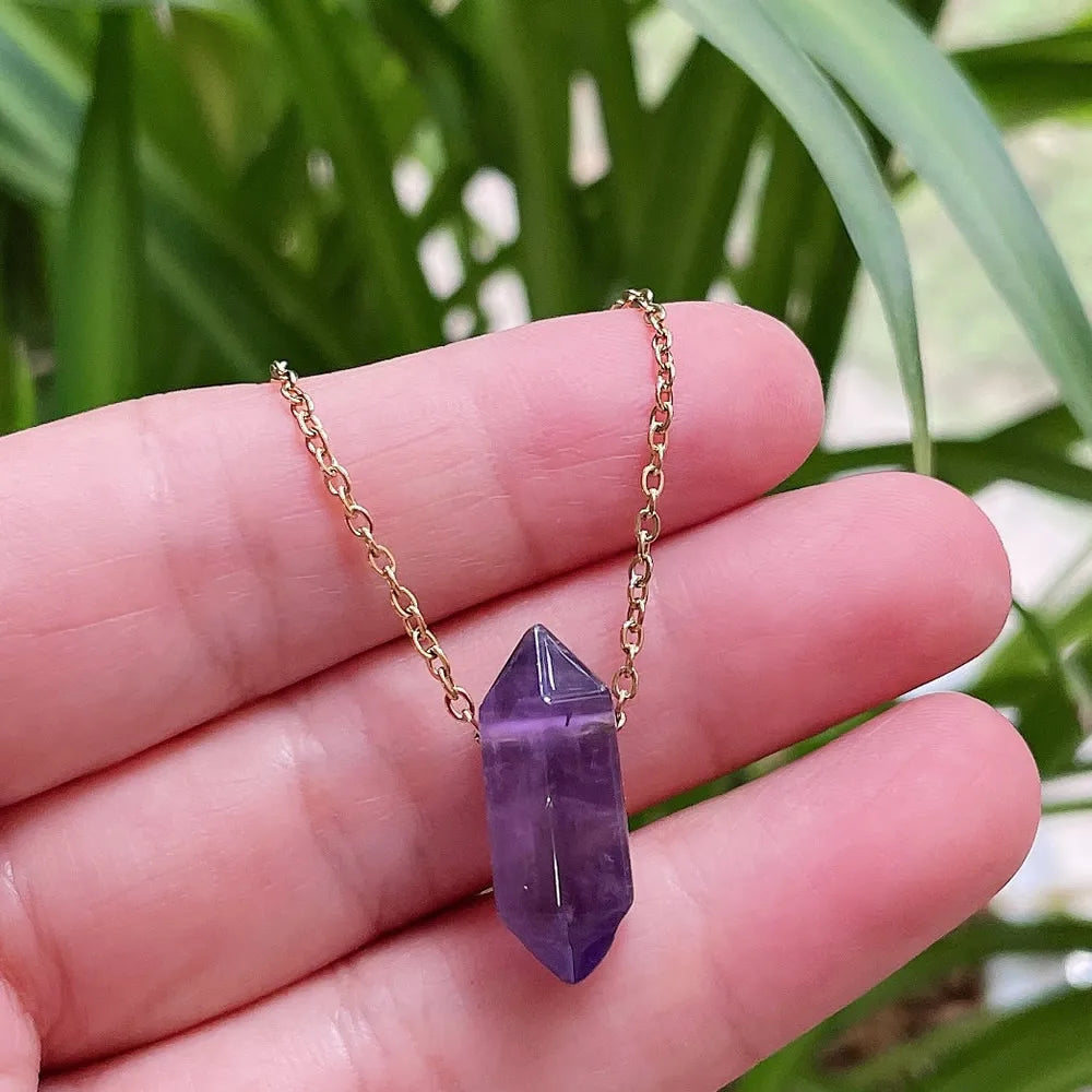 Colgante Hexagonal de Cristal