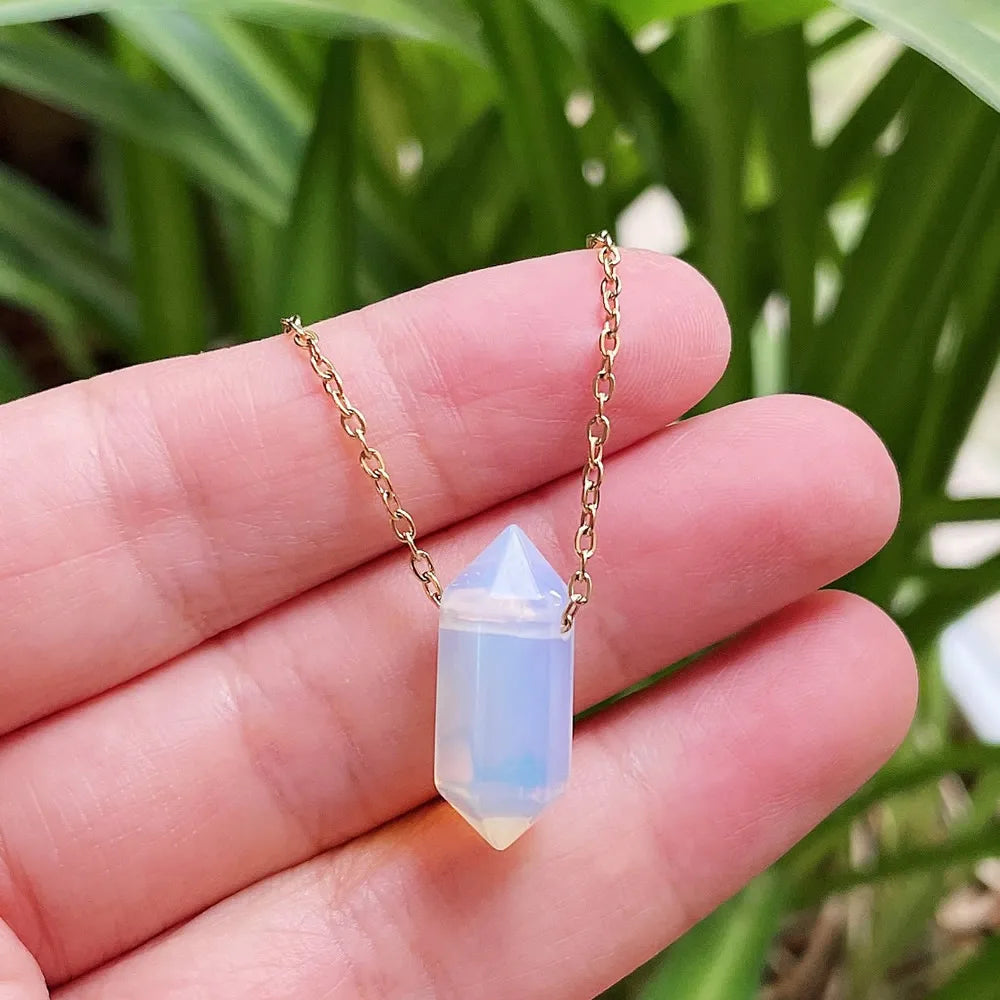 Colgante Hexagonal de Cristal